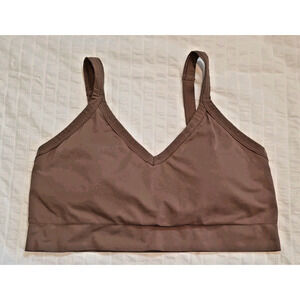 Spanx Ecocare Bralette Chestnut Brown Women’s 2X Wireless Comfort Top Pullon